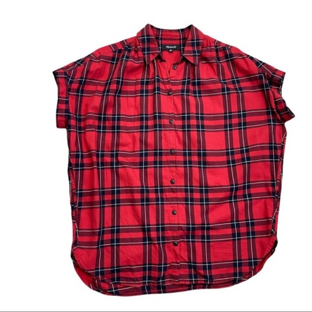 Madewell Central Shirt in Dahl Plaid Top Shirt